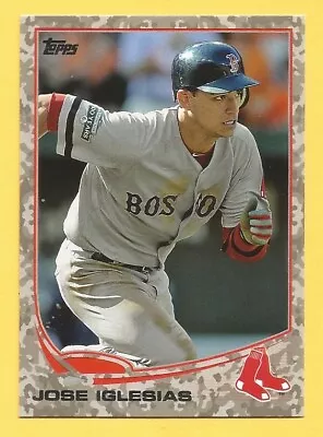 JOSE IGLESIAS 2013 Topps Camo #432 Red Sox #d 81/99 • $6.49