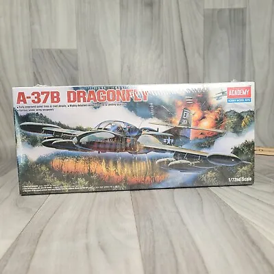 Academy A-37B Dragonfly Light Attack Plane 1:72 Scale Plastic Model Kit 1663 NIB • $15