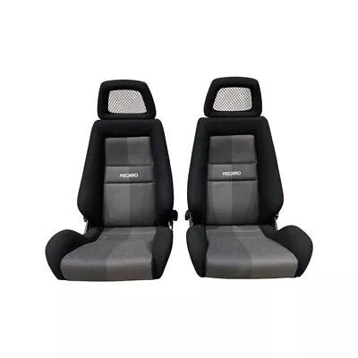 Genuine Recaro Seats LXB Monza Grey Mesh Headrests - Retrimmed (Pair) • $3999