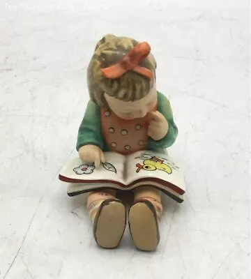 Goebel Early Hummel Book Worm Girl Reading Figurine Made In West Germany • $9.99