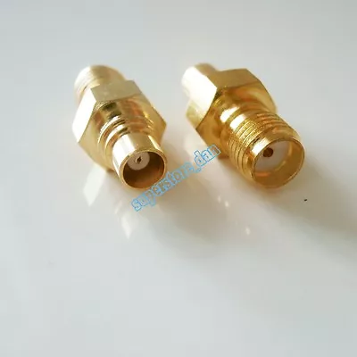 1Pcs MCX Female Jack To SMA Female Straight RF Connector Adapter • $2.84