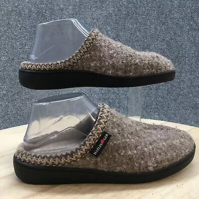 £81.70 • Buy Haflinger AT Wool Hard Sole Slippers Womens 39 Moccasin Slip On Brown Casual 