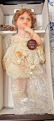 New In Box 2001 Reve De Porelaine Mundia Collette Doll Christine & Baby Cecile • $99.99