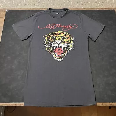 Ed Hardy T Shirt Dress Tattoo Tiger Y2k Love Kills Slowly Skull Jersey Shore • $40