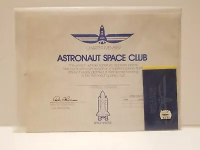 Vintage 1984 United States Of America Astronaut Space Club Packet  • $12