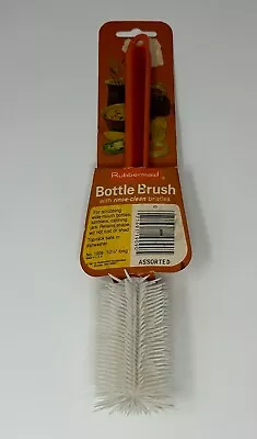 Vintage 1981 Rubbermaid Orange Handle Scrubbing Bottle Brush No.1909 NOS New • $29.99