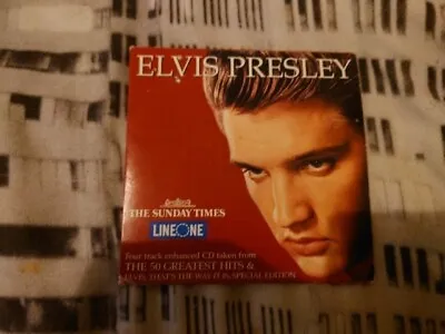 Elvis Presley - The Sunday Times - 4 Track Enhanced Promo Sampler (CD 2001) • $3.11