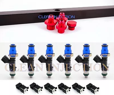 BMW E30 E34 Bosch Ev14 650cc Fuel Injectors Rail M20 325i B25 325IS E28 TURBO BK • $569.99