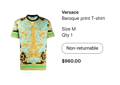 Versace Mens • $1200