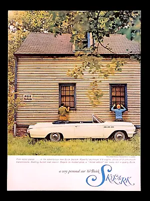 Vintage 1963 Buick Skylark Convertible Print Ad • $8.32