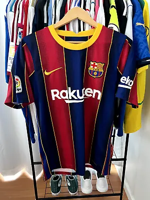 Nike FC Barcelona Soccer Jersey #10 Messi Size M • $60