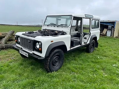 Land Rover Defender 110 Puma 2008 Station Wagon Spares Or Repair Project Salvage • £7500