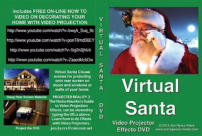DVD Player Virtual Santa Christmas Unique House Decor • $43.99