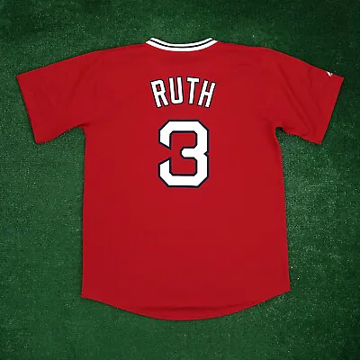 Babe Ruth Boston Red Sox Red Throwback Cooperstown Men's Jersey  • $139.99