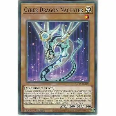 SDCS-EN007 Cyber Dragon Nachster | 1st Edition Common | YuGiOh Trading Card TCG • £0.99