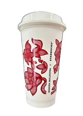 Starbucks Manish Malhotra + Starbucks Plastic MICROWAVE SAFE Cup - 16oz - NEW • $22.88