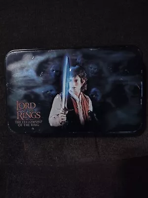 The Lord Of The Rings The Fellowship Of The Ring Playing Cards And Frodo Tin. • £14.48