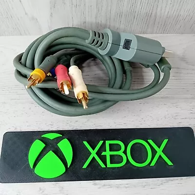 Xbox 360 Hd Av Component Cable - Tested & Working - Gaming Retro Rare • £12.49