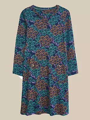 £23.38 • Buy Ex White Stuff Women's Floral Fairtrade Jersey Tunic Dress In Navy Multi PR 