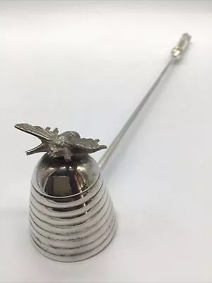 Candle Snuffer Silver Coloured With Bee Sitting On A Beehive • £7.50