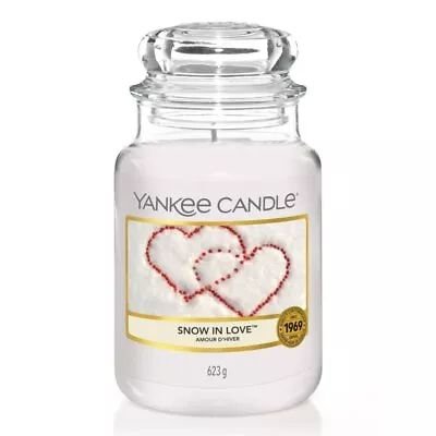 Yankee Candle Scented Large Jar Snow In Love™ Burn Time 110-150 Hours 623g 10... • £26.59