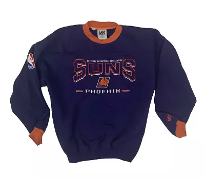 90s Vintage Lee Sport NBA Phoenix Suns Embroidered Crewneck Sweatshirt XXL • $48