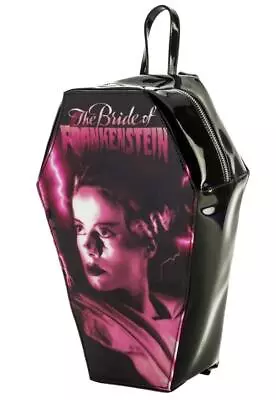 Universal Monsters Bride Of Frankenstein Coffin Backpack • $69.99