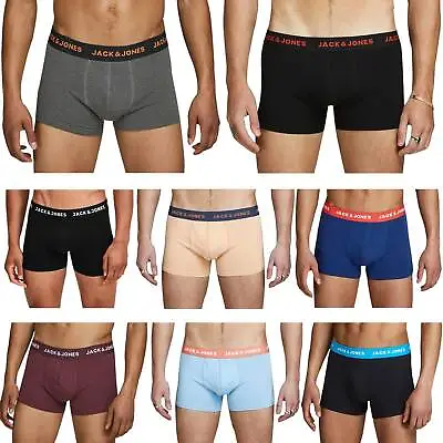 £7.99 • Buy Jack & Jones Mens 2 Pack Boxer Shorts Trunks Underwear Multipack Underpants Set