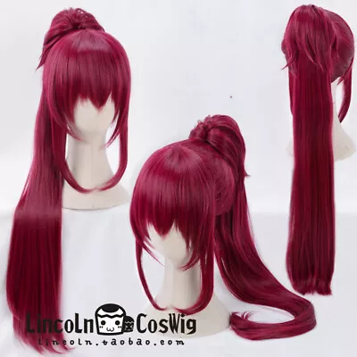 Long Hair Wigs Cosplay Sakura Kyouko Anime Puella Magi Madoka Magica Hairpiece • $44.99
