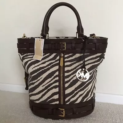 Michael Kors Kingsbury Tote - Brown Tiger Print NWT • $199