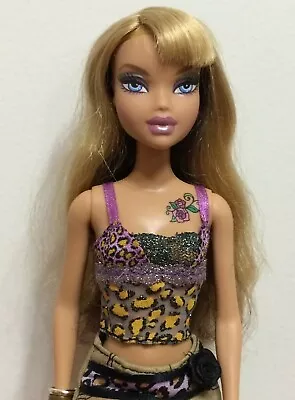 Barbie My Scene Junglicious Salon Safari Kennedy Doll Twist Hair Tattoo Rare  • $79.98