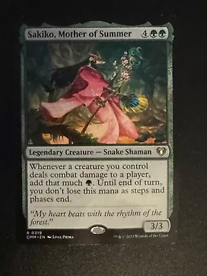 MTG Sakiko Mother Of Summer - Commander Masters - Regular Rare • $1.95