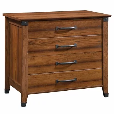 Sauder Carson Forge Engineered Wood Lateral File Cabinet In Washington Cherry • $299.29