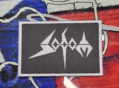 EMBROIDERED SODOM THRASH METAL BAND PATCH (Please Read Ad) • $7.65