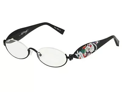 Ed Hardy EHR 202 Black Unisex Reading Glasses +200 • $49.99