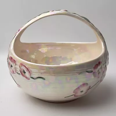 £10 • Buy Maling Lustre Ware Cherry Apple Pink Blossom Fruit Bowl