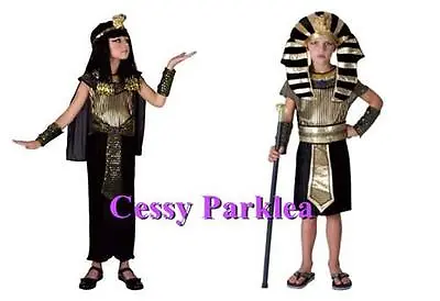 Couples Boy $ Girl Pharaoh King & Nile Cleopatra Queen Egyptian Fancy Costumes • $29.95