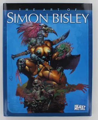 Art Of Simon Bisley Signed/Numbered HC/DJ 9.7 High Grade Limited Ed Heavy Metal  • £240.25