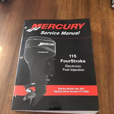 Mercury Service Manual 115Hp 2003 4 Stroke EFI Book 90-881980R1 Bn5 (2) • $28