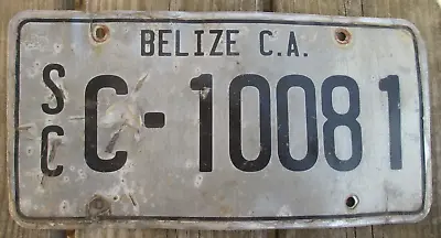 RARE! STANN CREEK BELIZE (now Dangriga) 1989 Series License Plate - C-10081 • $39.99