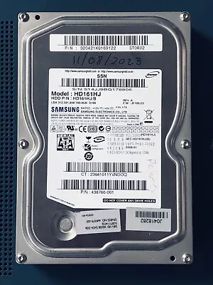 Samsung 160GB SATA II HDD Hard Drive 3.5   7200rpm 8MB HD161HJ • £9.99