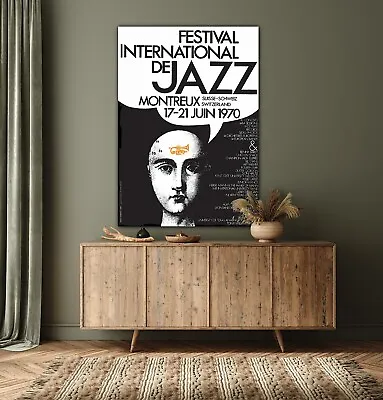 £13.99 • Buy Montreux Jazz Festival 1970 Vintage Music Poster Sizes A4 A3 A2 A1 No 0981