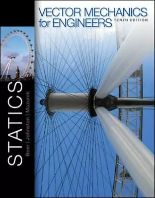 Vector Mechanics For Engineers: Statics By Beer Ferdinand  Hardcover • $8.50