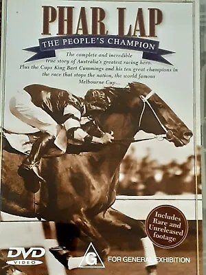 Phar Lap - The People's Champion  (DVD 1999) Special  Interest   Region  4  • $25