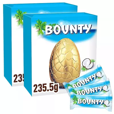 £17.99 • Buy 2 X Bounty Large Egg Coconut Milk Chocolate Easter Egg 235.5g