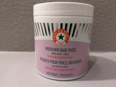 NEW First Aid Beauty Ingrown Hair Pads 60 Count SEALED • $19.99