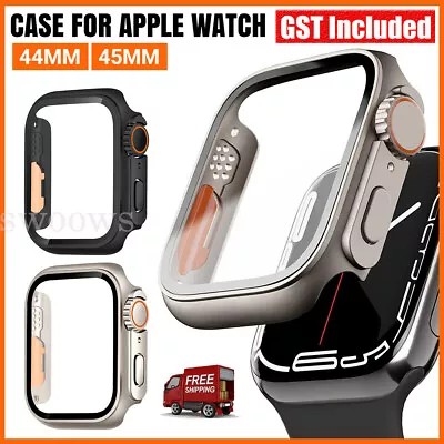Change To Ultra Case Cover For Apple Watch 9 8 7654 SE HD Glass Screen Protector • $6.82