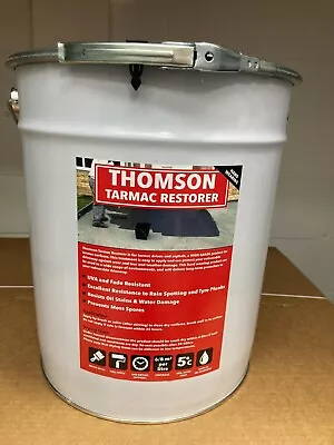 THOMSON 20ltrs Driveway Black Tarmac Paint-restorer Drive Master (hard Wearing) • £84.99
