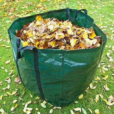 Garden Waste Bag With Handle Refuse Grass Rubbish Waterproof Reusabl Garden Sack • £5.99