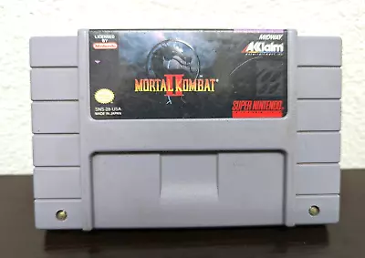 Mortal Kombat II (Nintendo SNES 1994) Cartridge Only Super Nintendo MK2 • $18.99